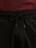 Black Solid Comfort Jogger
