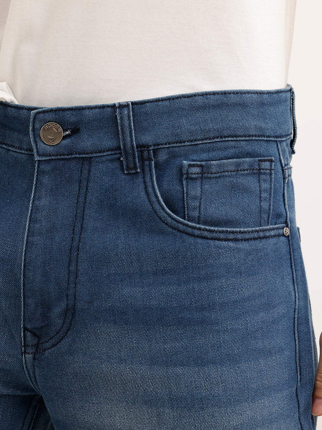 Anti Fit Faded Denim Jeans | Blue