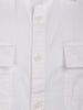 Comfort Fit Double Pocket Shirt | White