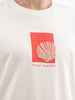 Comfort Fit Puffer Printed T-Shirt  | White