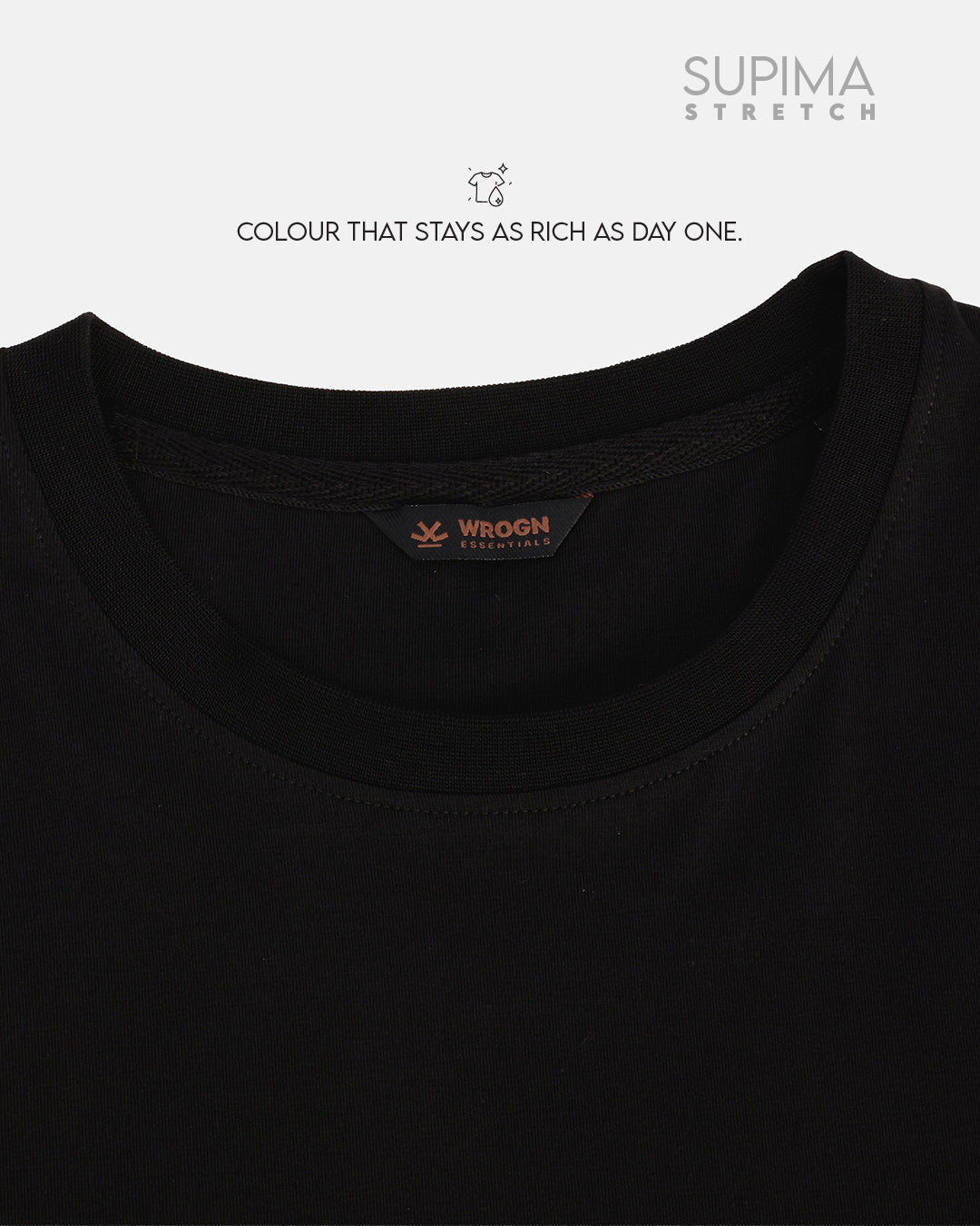 Essential Supima Crew Neck T-Shirt | Essential |  Black
