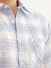 Regular Fit Full Sleeve Checkered Shirt | White | WWSH0713MAZ