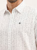 Slim Fit AOP Shirt | White