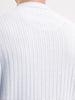 Textured Slim Fit Polo T-Shirt  | Light Blue