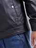 Men's Casual Biker Jacket | Black