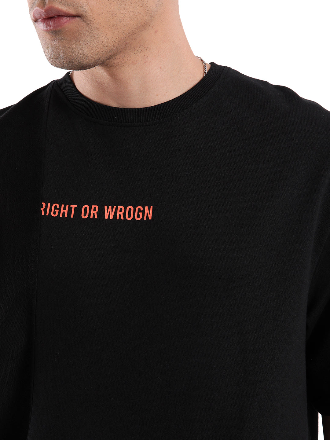 Right Or Wrogn Printed T-Shirt