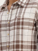 Slim Fit Checkered Full Sleeve Shirt | Green
