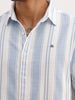 Classic Textured Stripe Shirt | Blue