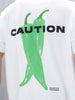 Men’s Oversized Graphic Printed Tee | White