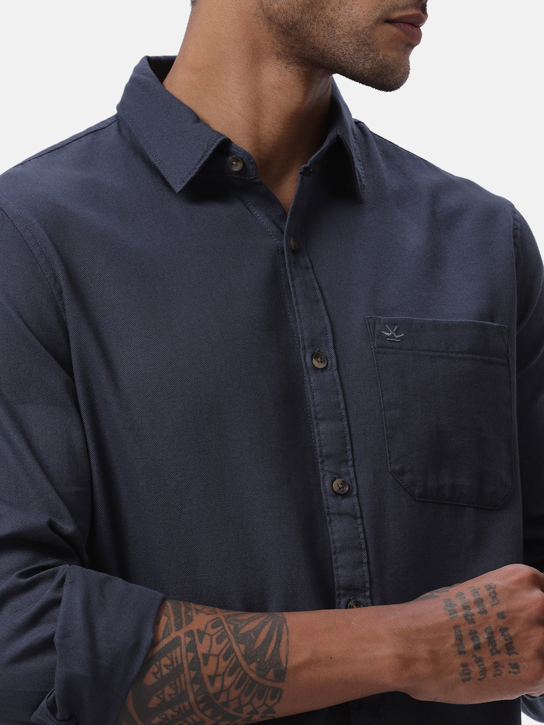 Premium Solid Dark Grey Shirt