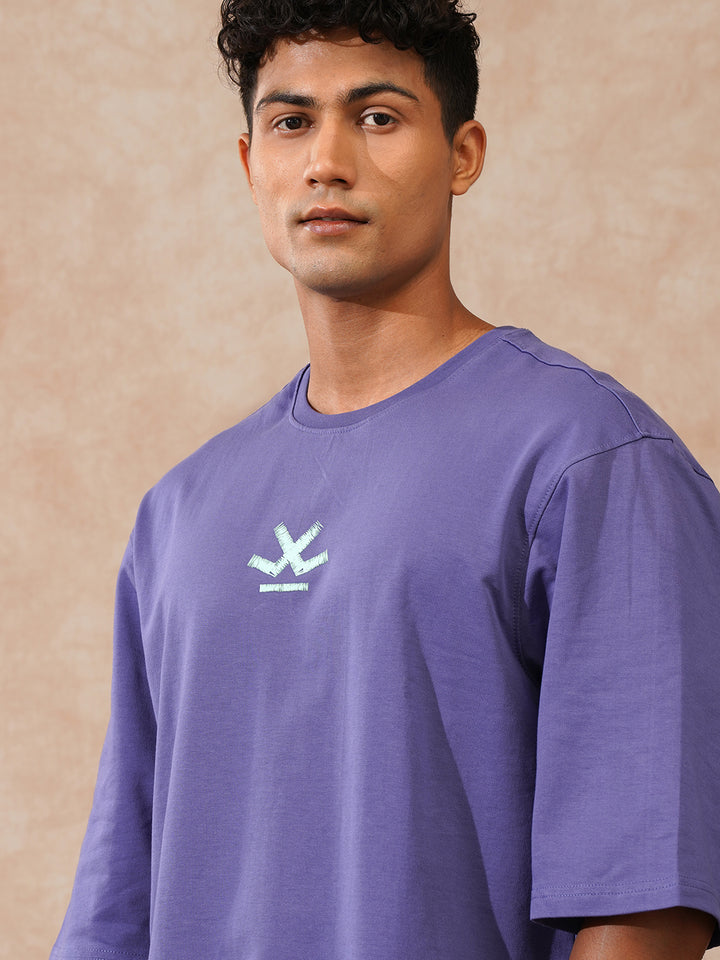 Solid 3/4th Sleeve T-Shirt | Blue