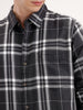 Regular Fit Checkered Shirt | Black