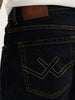 Solid Straight Fit Denim Jeans | Dark Blue