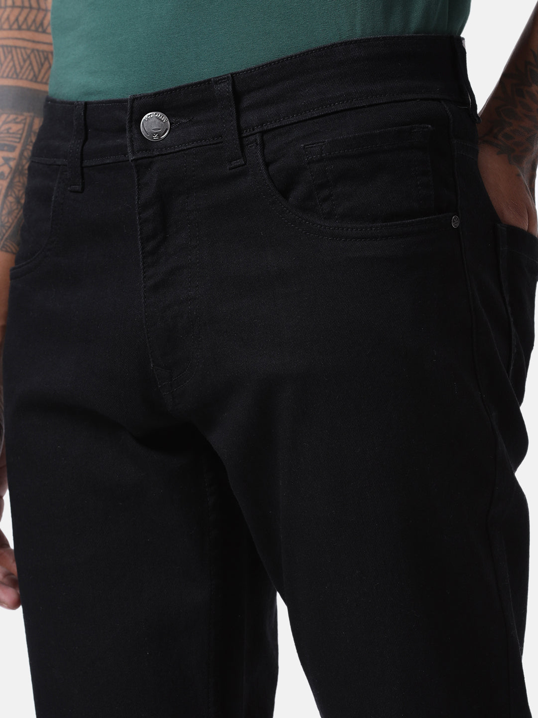 Black Tone Basic Denim Jeans