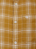 Regular Fit Checkered Shirt | Khaki