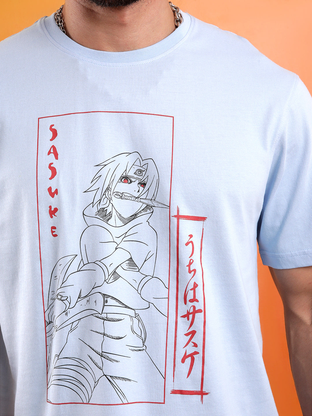 Sasuke Uchiha Blue Naruto T-Shirt