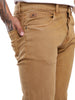 Khaki Slim Fit Denim Jeans