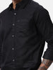 Jet Black Solid Shirt