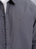 Solid Oversized Casual Shirt | Grey