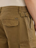 Loose Fit Cargo Trouser  | Olive