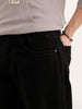 Solid Loose Fit Denim Jeans | Black