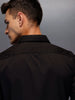 Men's utility shirt with dual chest pockets | Black