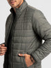 Regular Fit Puffer Jacket | Dark Green