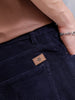 Wales Corduroy Straight Fit Trouser  | Navy Blue