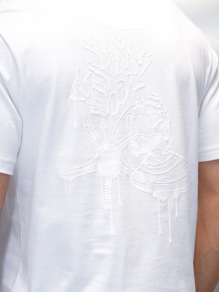 Men's Casual Refualr Fit T-Shirt | White