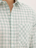 Regular Fit Full Sleeve Checkered Shirt | Green | WWSH0722MAZ