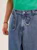 Baggy Fit Denim Jeans | Blue
