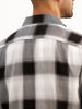 Classic Slim Fit Checkered Shirt | Black