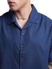 Deep Blue Resort Collar Shirt