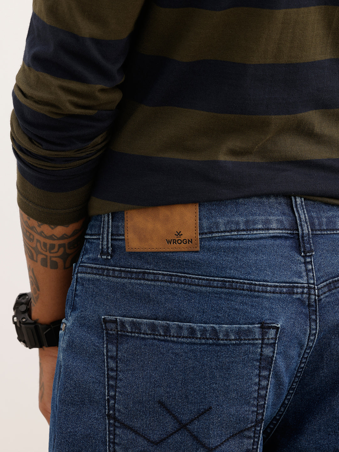Solid Anti Fit Denim Jeans | Blue