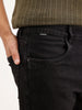 Skinny Crop Denim Jeans | Black