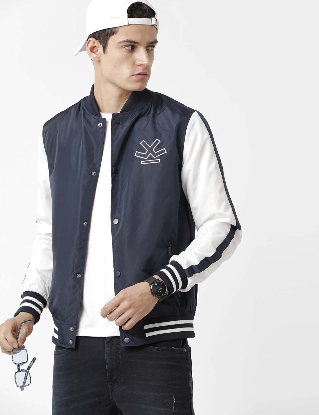 Wrogn Navy Bomber Jacket