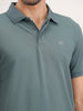 Solid Slim Fit Polo T-Shirt | Grey