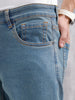 Men's Casual Slim Fit Jeans | Med Stone