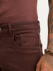 Solid Straight Fit Denim Jeans | Brown | WJN0100SR2424M