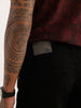 Solid Straight Fit Denim Jeans | Black