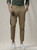 Solid Woven Streak Trouser