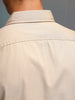 Men's Casual Cargo Double Pocket Shirt | Beige