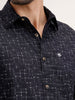 Regular Fit AOP Shirt | Black