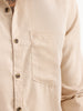 Solid Regular Fit Full Sleeve Shirt | Light Brown