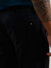 Solid Straight Fit Trouser | Black