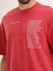 Oversized Fit Cut & Sew T-Shirt | Rust