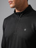 Performance Quarter Zip T-Shirt | Black | WTS01FSSL1266W