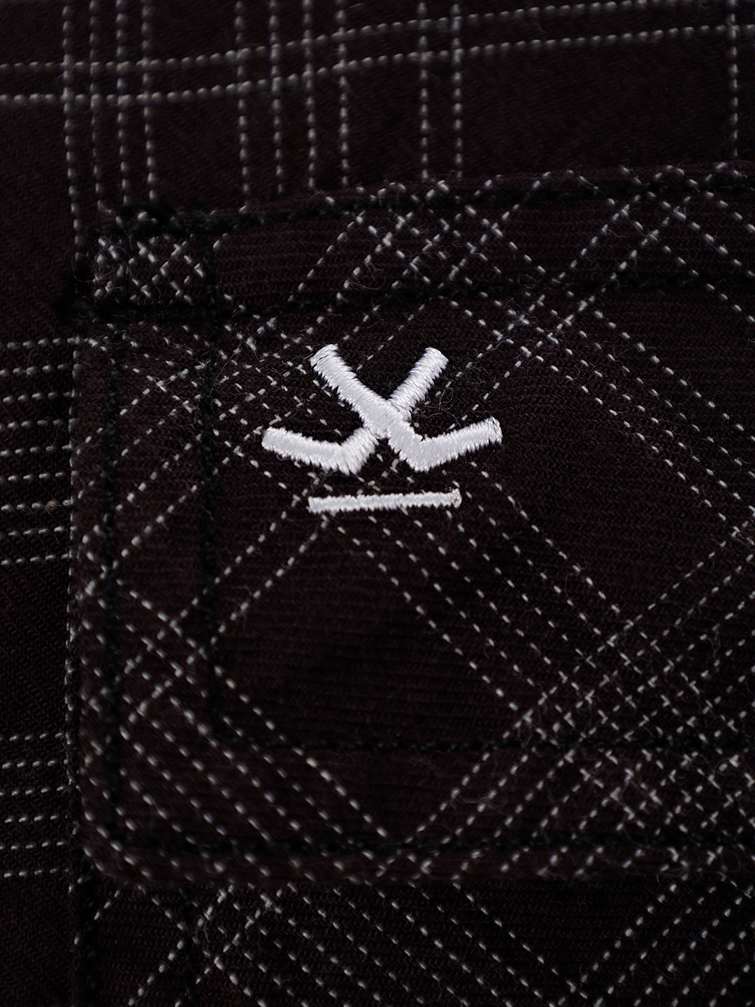 Slim Fit Double Pocket Shirt | Black