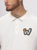 Wrogn Play White Polo T-Shirt