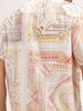 Slim Fit Resort Collar AOP Shirt | Off White